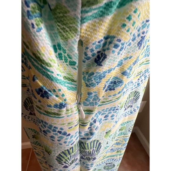 Talbots Dress Size 14 Seashell White Open Bow Back Sleeveless Shift NEW NWT - Picture 6 of 11